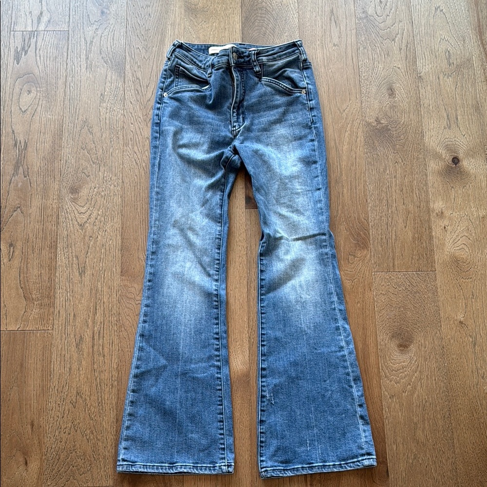 Classic Blue Flared Women's Jeans